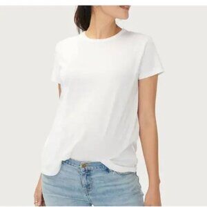 Classic White Crewneck Tee - Women